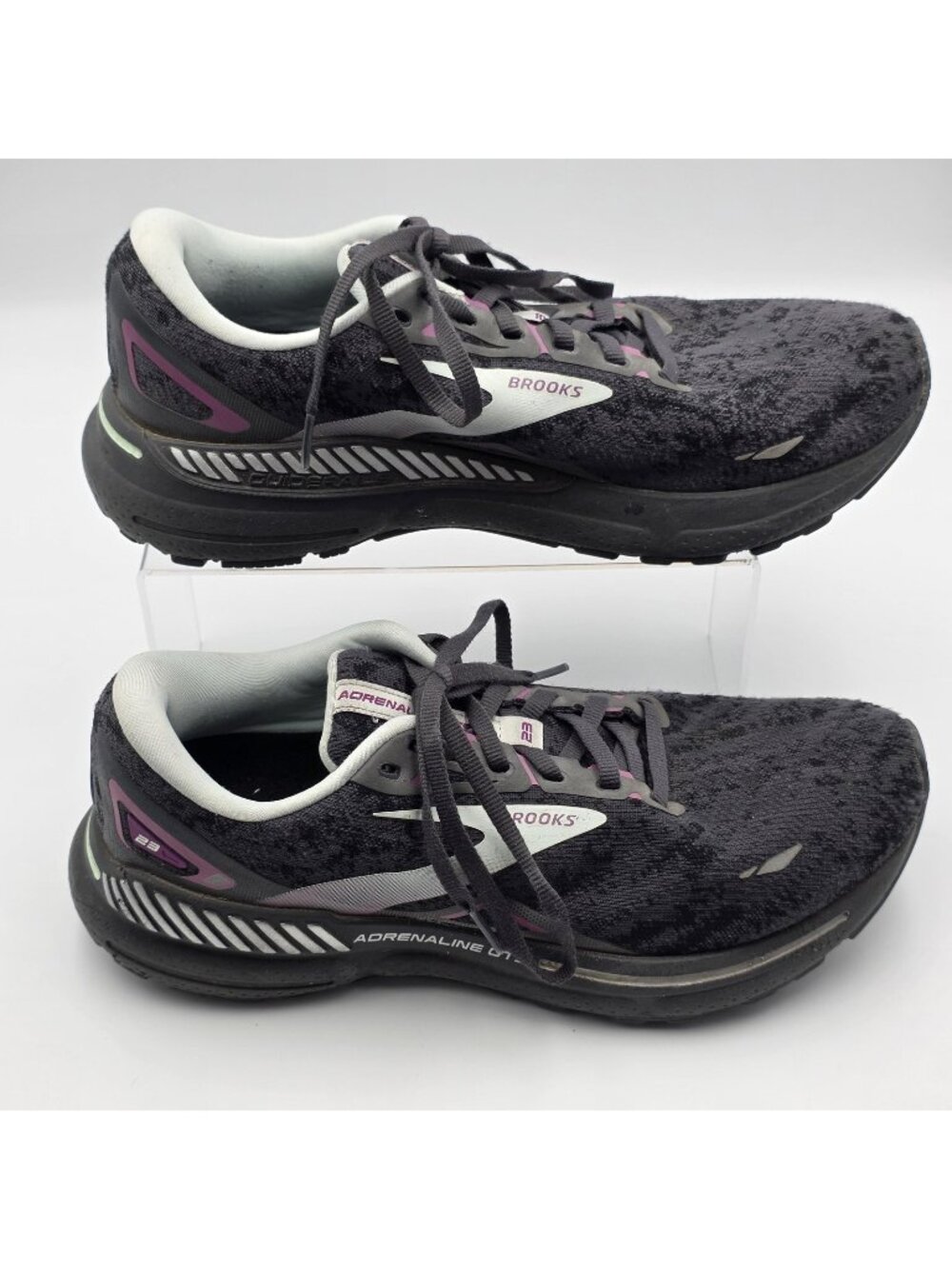 Brooks Adrenaline GTS 23 Shoes Womens Size 10.5 Black Running Cushioned